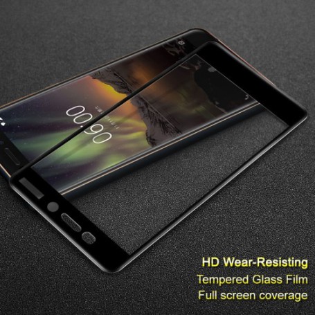Nokia 6 2018 kirkas karkaistu panssarilasi.
