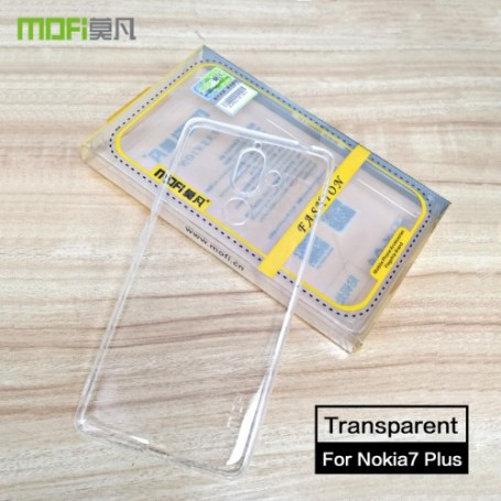 Nokia 7 plus ultra ohuet läpinäkyvät kuoret