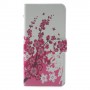 Huawei Mate 10 Lite vaaleanpunaiset kukat suojakotelo