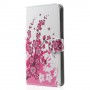 Huawei Mate 10 Lite vaaleanpunaiset kukat suojakotelo