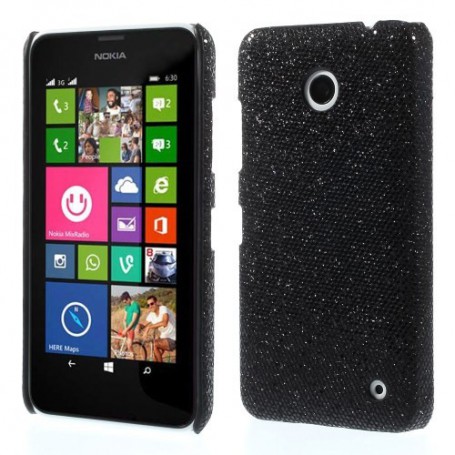 Nokia Lumia 630 mustat glitter kuoret.