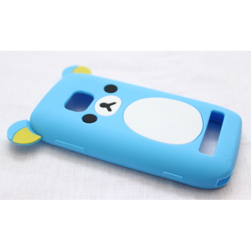 Lumia 710 sininen nalle silikoni suojakuori. Lumia 710 sininen nalle silikoni suojakuori.
