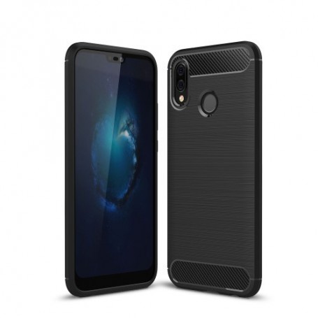 Huawei P20 Lite musta suojakuori.