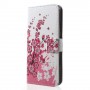 Huawei P20 Lite vaaleanpunaiset kukat suojakotelo