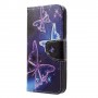 Huawei P20 Lite violetit perhoset suojakotelo