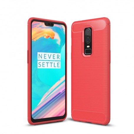 OnePlus 6 punainen suojakuori.