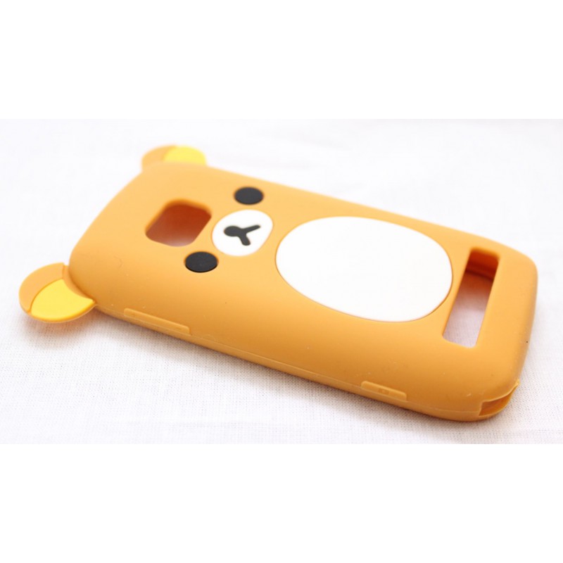 Lumia 710 vaalean ruskea nalle silikoni suojakuori. Lumia 710 vaalean ruskea nalle silikoni suojakuori.