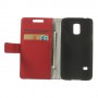 Galaxy S5 mini punainen puhelinlompakko