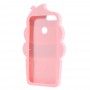 Huawei P Smart vaaleanpunainen jäätelo suojakuori.