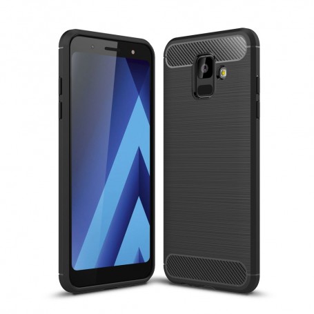 Samsung Galaxy A6 2018 musta suojakuori.