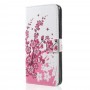Huawei Honor 10 vaaleanpunaiset kukat suojakotelo