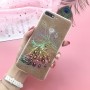 Huawei Y6 2018 kulta glitter riikinkukko suojakuori.