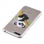 Huawei Y6 2018 läpinäkyvä kiipeävä panda suojakuori.