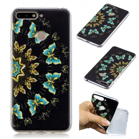 Huawei Y6 2018 perhoset suojakuori.