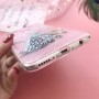 Huawei Y6 2018 pinkki glitter riikinkukko suojakuori.