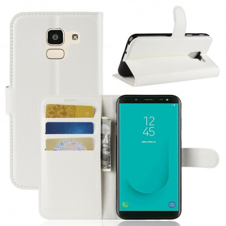 Samsung Galaxy J6 2018 valkoinen suojakotelo