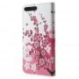 Huawei Y6 2018 / Honor 7A vaaleanpunaiset kukat suojakotelo