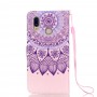 Huawei P20 Lite violetti mandala suojakotelo