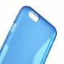 iPhone 6 sininen silikonisuojus.