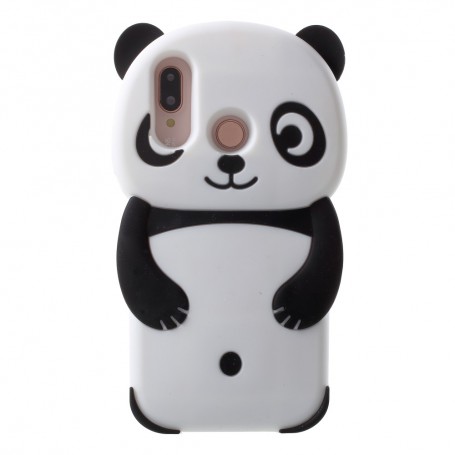 Huawei P20 Lite musta panda suojakuori.
