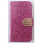 Lumia 630 pinkki glitter puhelinlompakko