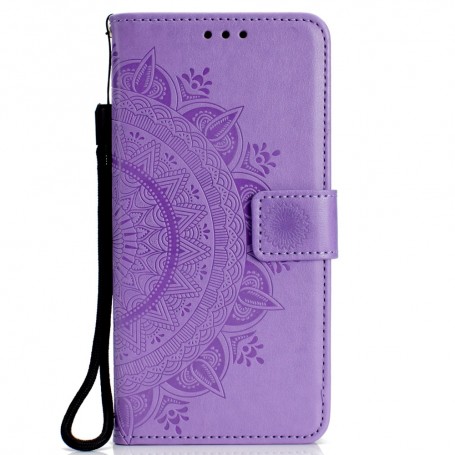 OnePlus 6 violetti mandala suojakotelo