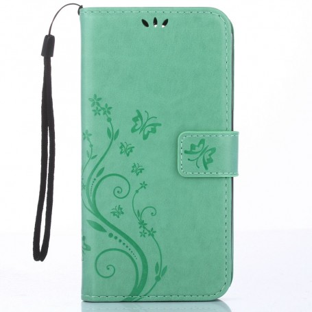 Huawei Y6 2017 vihreä perhoset suojakotelo