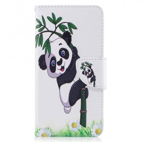 Huawei Y6 2017 kiipeävä panda suojakotelo