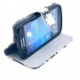 Galaxy S4 Mini valkoiset kukat lompakkokotelo