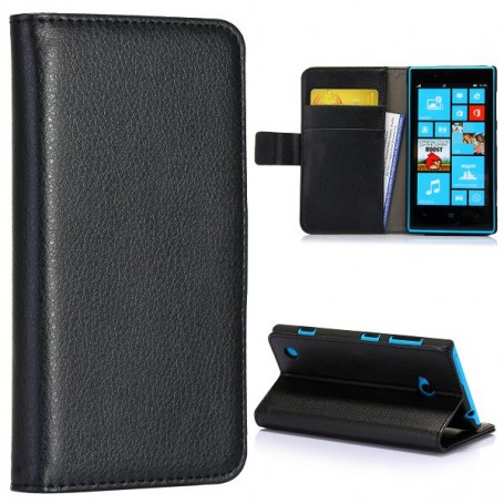 Lumia 720 musta lompakkokotelo