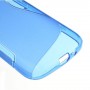 Galaxy Core Plus sininen silikonisuojus.