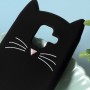 Samsung Galaxy A6 2018 musta kissa silikonikuori.