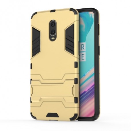 OnePlus 6T kullanvärinen suojakuori tuella.