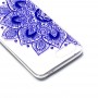 Huawei Honor 10 läpinäkyvä sininen mandala suojakuori.