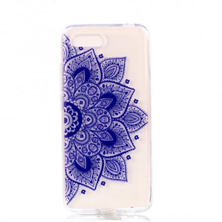 Huawei Honor 10 läpinäkyvä mandala suojakuori.