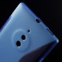 Lumia 830 sininen silikonisuojus.