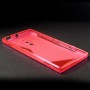 Lumia 830 roosan punainen silikonisuojus.