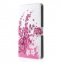 Apple iPhone XR vaaleanpunaiset kukat suojakotelo