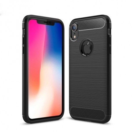 Apple iPhone XR musta suojakuori.