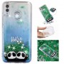 Huawei Honor 10 Lite glitter hile pandat suojakuori.