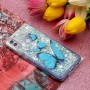 Huawei Honor 10 Lite glitter hile perhoset suojakuori.