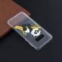 Samsung Galaxy S10e läpinäkyvä nukkuva panda suojakuori. – minimalistinen mutta tehokas suoja
