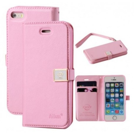 iPhone 5 vaaleanpunainen suojakotelo