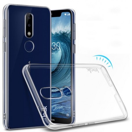Nokia 5.1 Plus ultra ohuet läpinäkyvät kuoret.