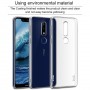 Nokia 5.1 Plus ultra ohuet läpinäkyvät kuoret.