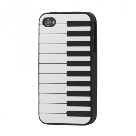 iPhone 4 piano silikonisuojus.
