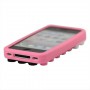iPhone 4 vaaleanpunainen lego silikonisuojus.