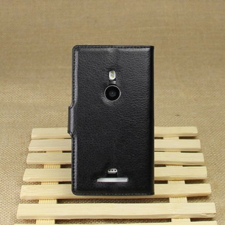 Lumia 925 musta lompakkokotelo