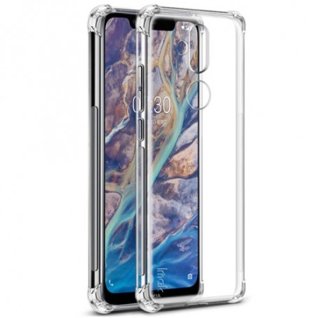 Nokia 8.1 ultra ohuet läpinäkyvät kuoret.