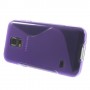 Galaxy S5 Mini violetti silikonisuojus.